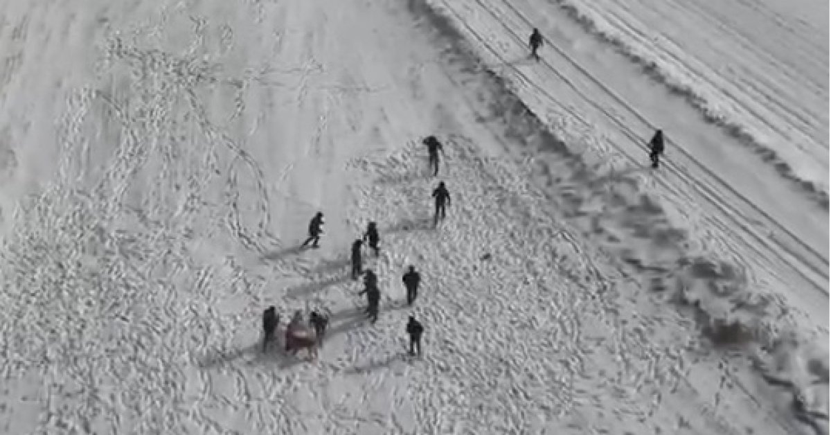 Köpek dövüştürenler drone kamerasına yakalandı!