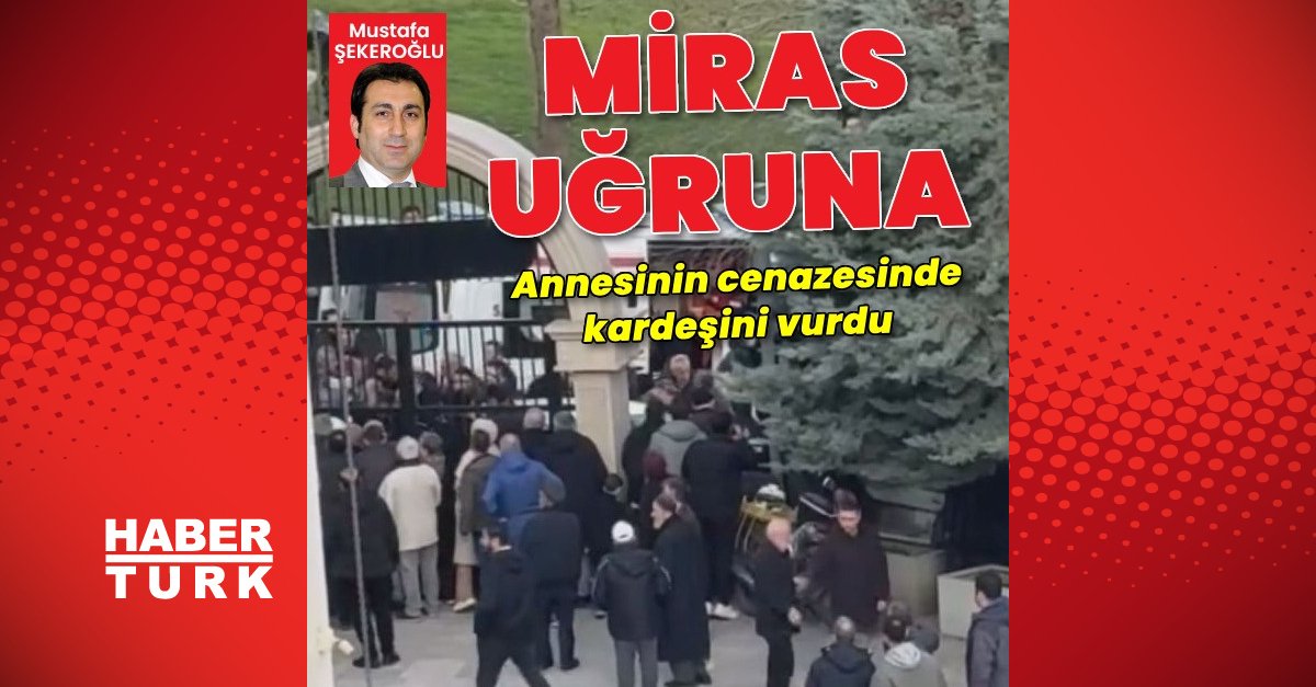 Annesinin cenazesinde kardeşini vurdu!