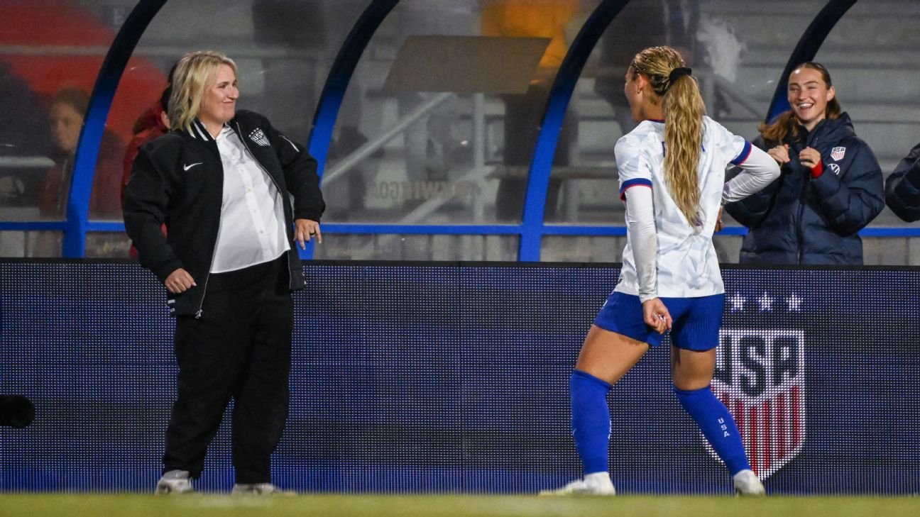 Rodman’s goal, sideline dance with Hayes cap off USWNT rout