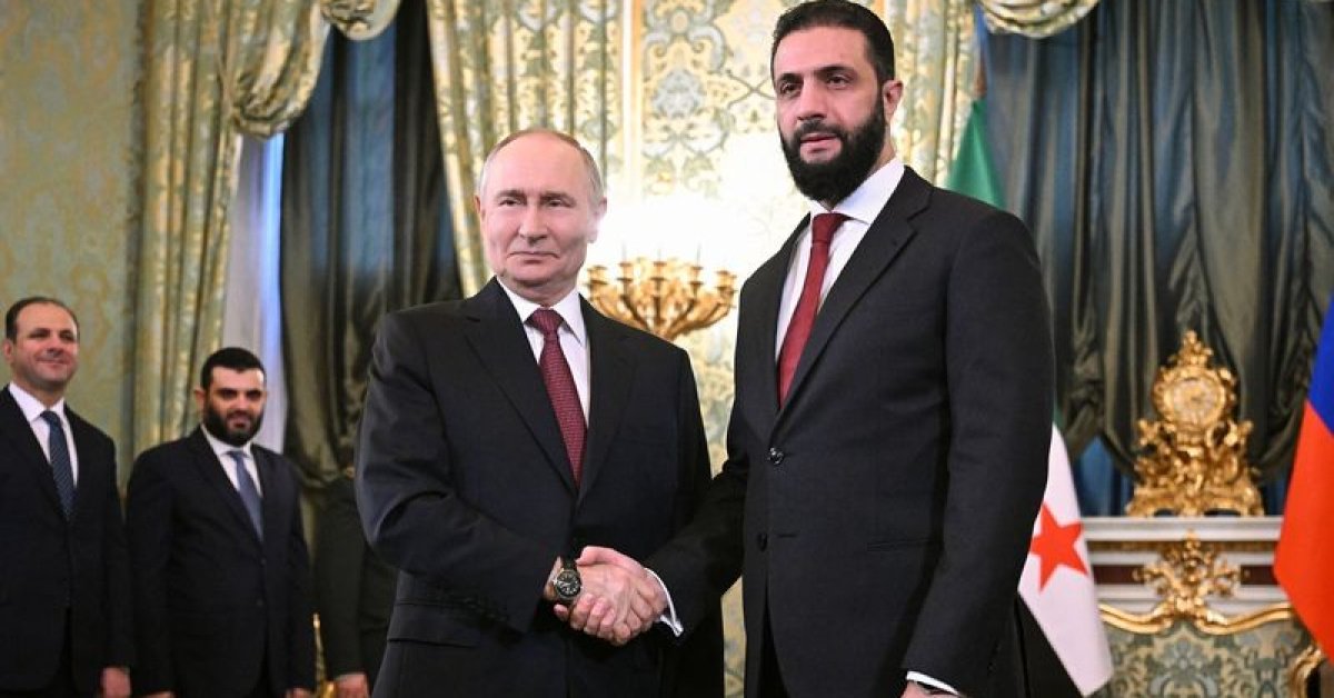 Son dakika: Suriye lideri Şara, Moskova’da