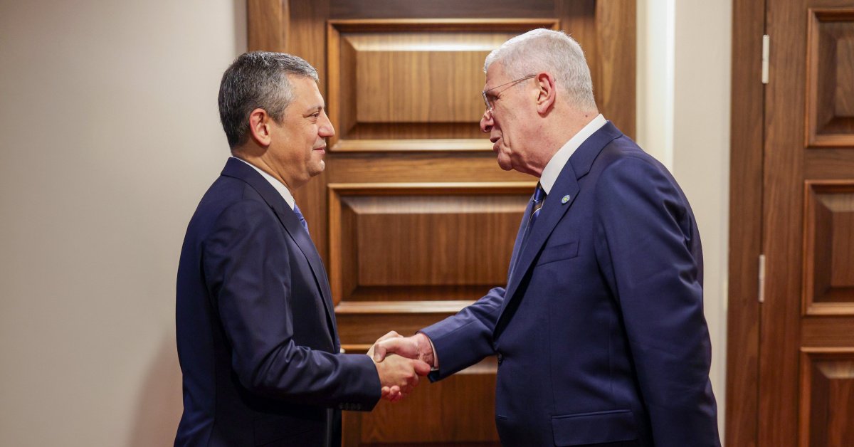 Son dakika: CHP lideri Özgür Özel’den İYİ Parti lideri Müsavat Dervişoğlu’na ziyaret