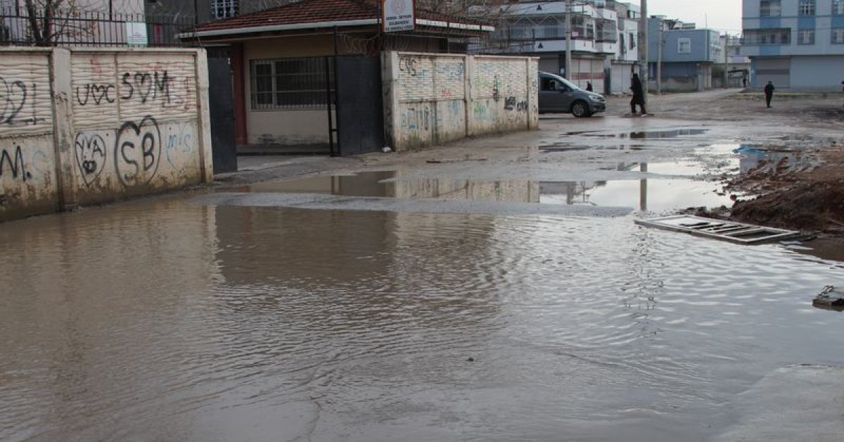 Son dakika: Adana’da altyapı isyanı: Esnaf göle dönen sokakta olta attı