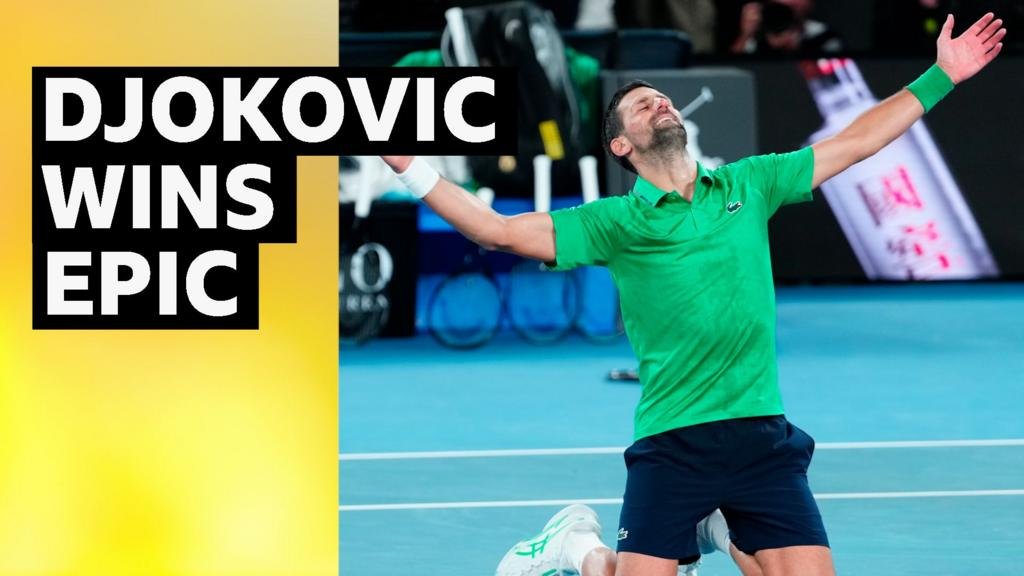 Novak Djokovic beats Jannik Sinner in Australian Open semi-final