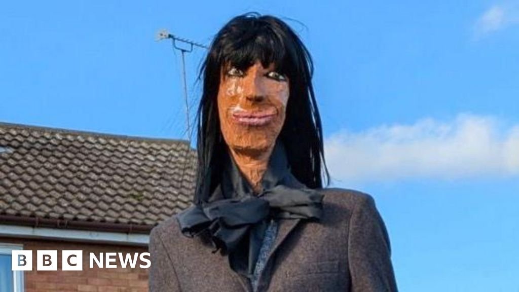 Traitors host Claudia Winkleman is artist’s latest garden fence creation