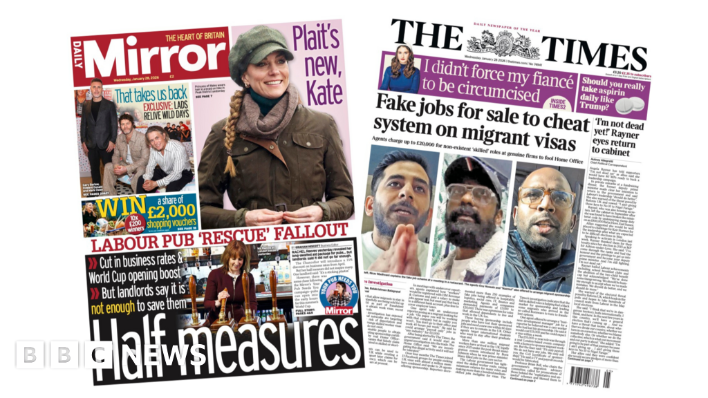 ‘Half measures’ and ‘Fake jobs for sale’