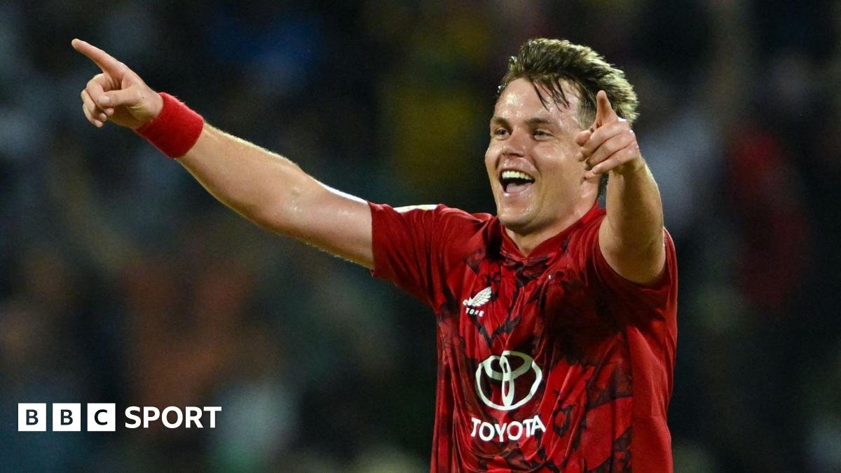 Sam Curran: England seamer takes hat-trick as tourists win first T20