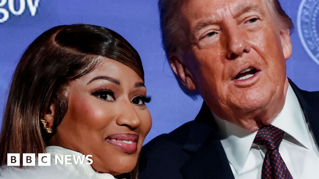 Nicki Minaj calls herself Trump's 'number one fan' and shows off gold card visa