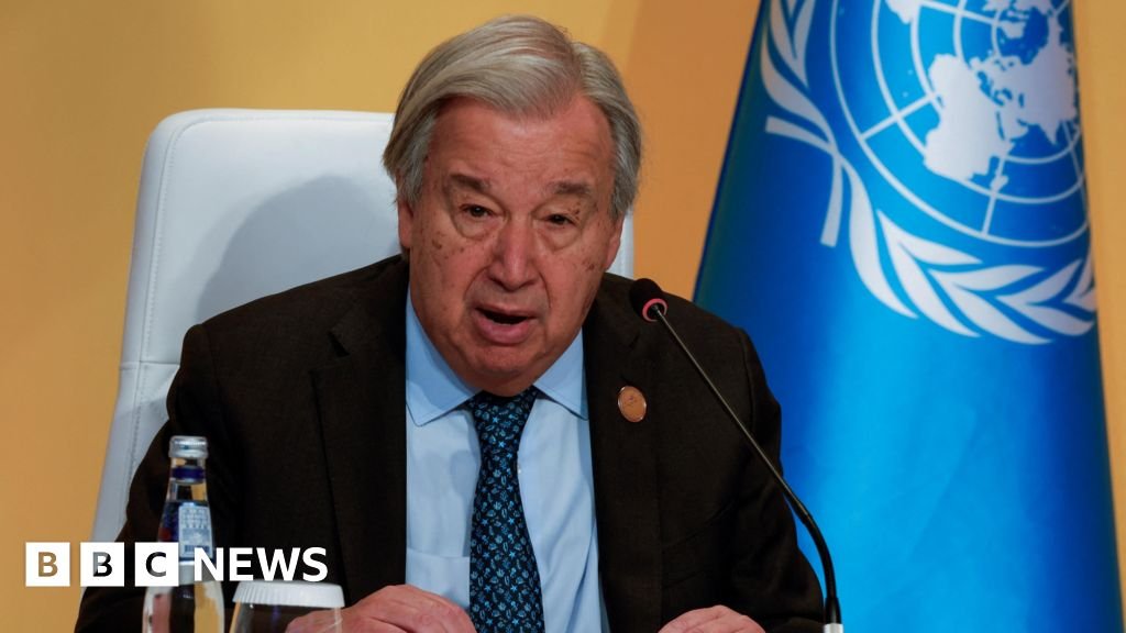 UN risks 'imminent financial collapse', secretary general warns