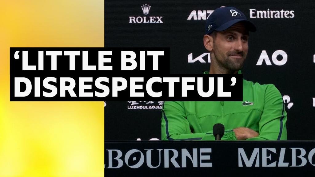 Australian Open – Novak Djokovic calls reporter ‘disrespectful’ after reaching semi finals following Lorenzo Musetti retirement