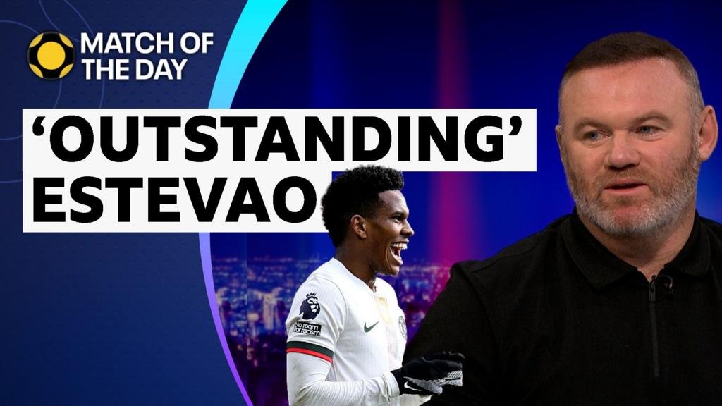 Crystal Palace 1-3 Chelsea: ‘Estevao analysis from Wayne Rooney on Match of the Day