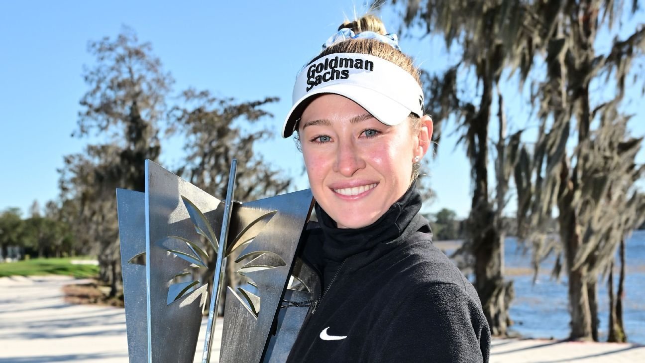 Nelly Korda wins LPGA season opener after final round canceled