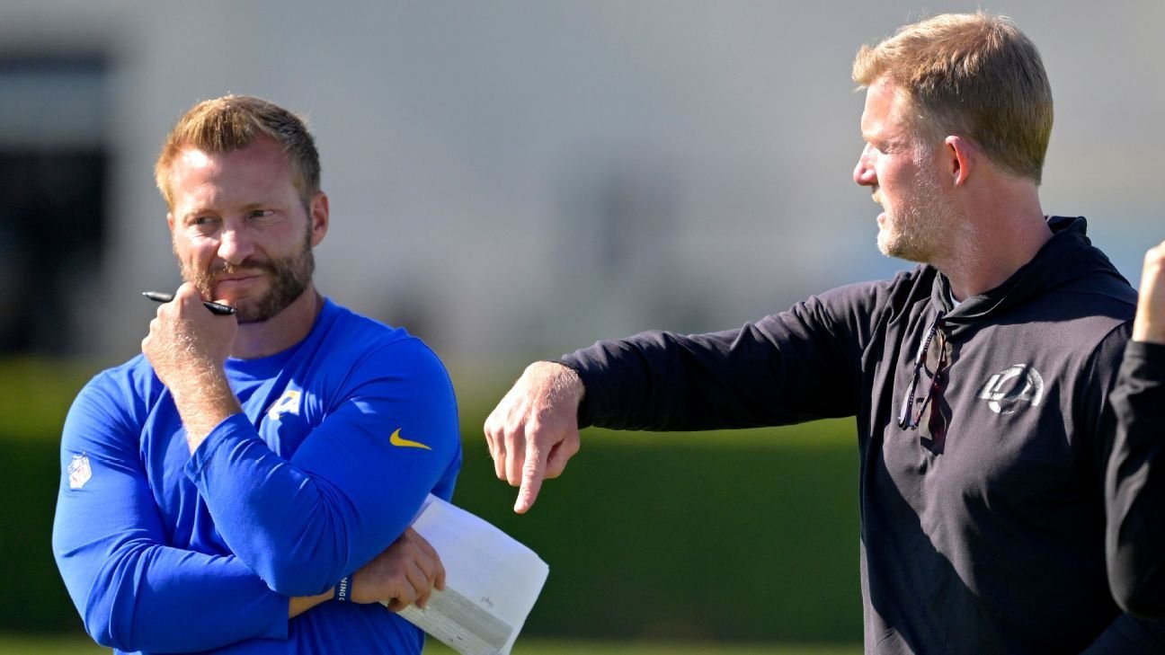 Rams sign coach Sean McVay, GM Les Snead to multiyear extensions