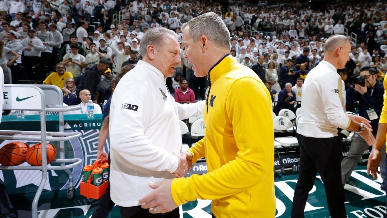 Dusty May, Tom Izzo accuse each other’s team of dirty play