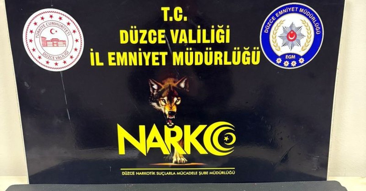 Düzce’de uyuşturucudan 6 kişi tutuklandı, 61 kişi hakkında işlem yapıldı