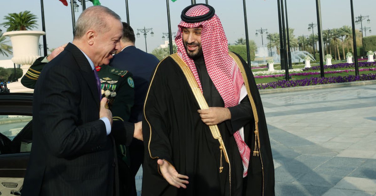 Cumhurbaşkanı Erdoğan, Suudi Arabistan Veliaht Prensi Selman ile görüştü