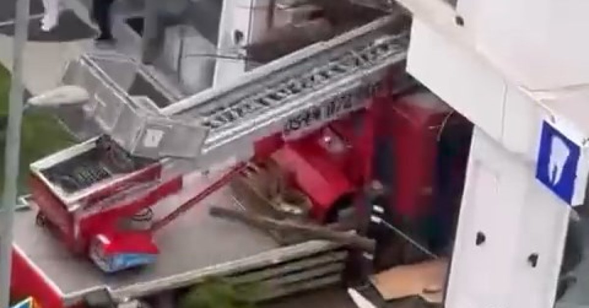 Vinç diş polikliniğine girdi! | Son dakika haberleri