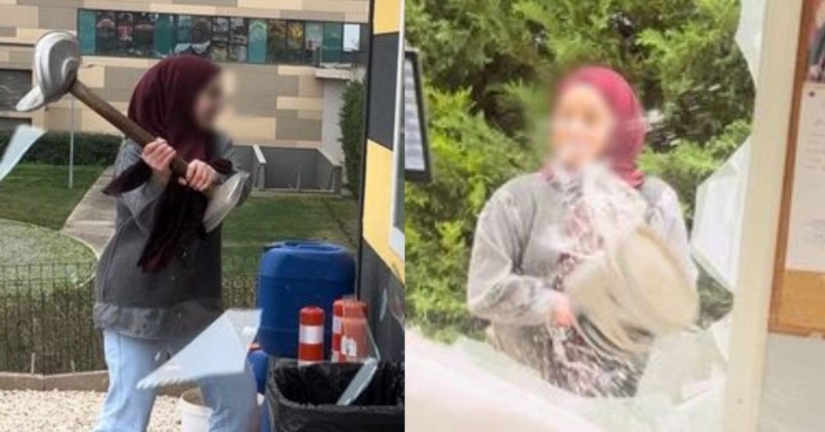 Son dakika: Ayaklı küllükle yapılan saldırıda yeni görüntüler ortaya çıktı… “Taksi beni sevmiyor” diyerek ortalığı birbirine katmış!