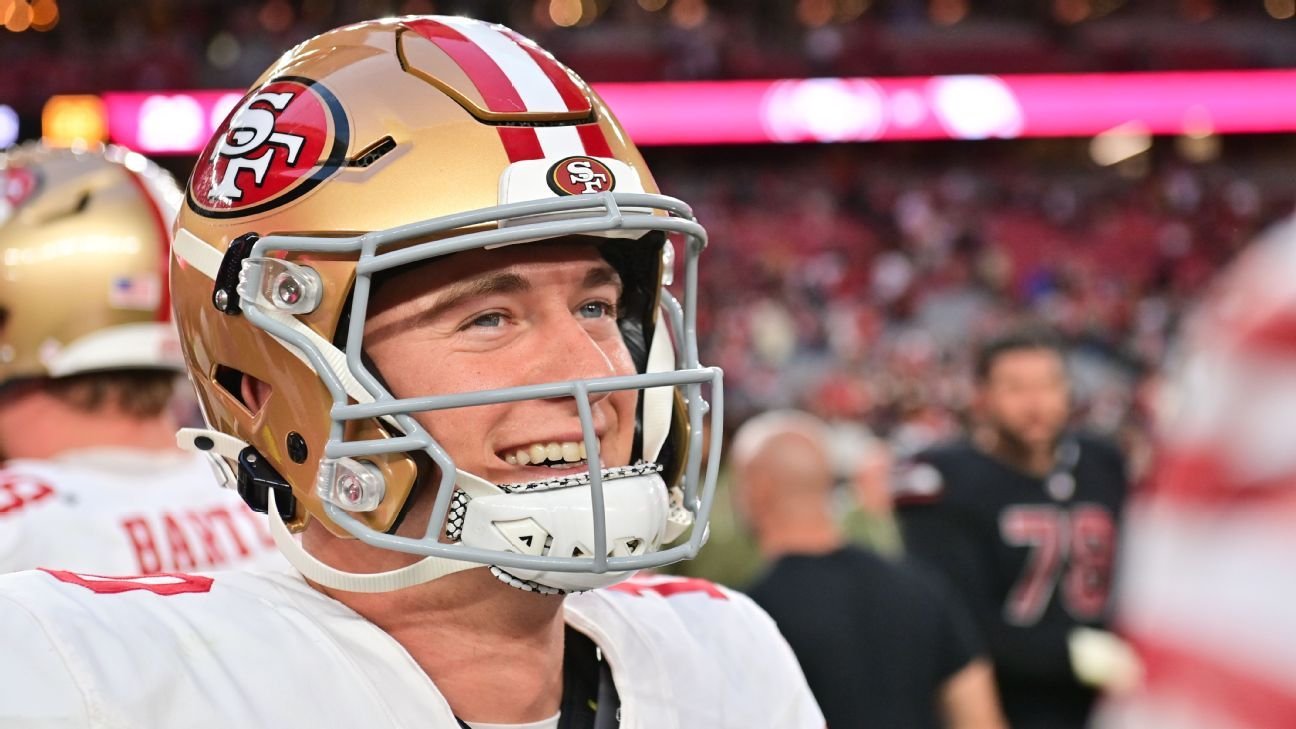 Sources: 49ers not planning to trade QB Mac Jones this offseason