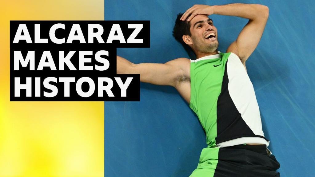 Australian Open 2025 highlights: Carlos Alcaraz beats Novak Djokovic in final – moment