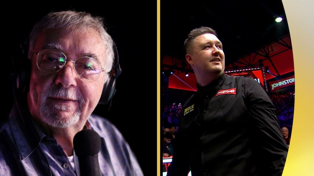 John Virgo commentates on Masters 2026 final
