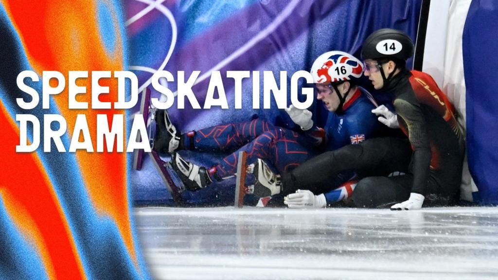 GB’s Treacy penalised for collision in men’s speed skating final
